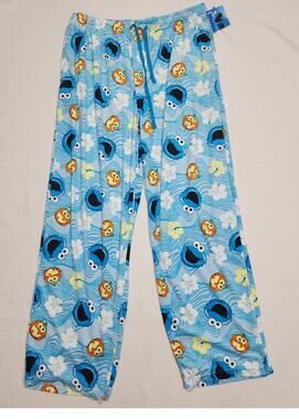 Cookie monster Halloween men's pajamas size Large L41''